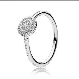 Silver Circle Pandora Ring